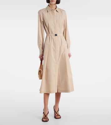 Hemdblusenkleid aus einem Baumwollgemisch | Tory Burch