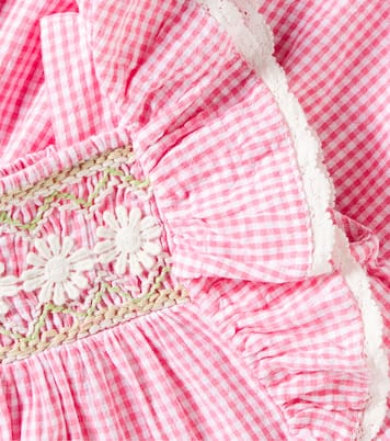 Baby - Abito Martine in cotone a quadri | Louise Misha