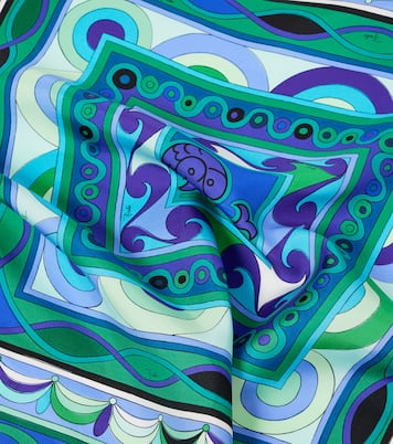 Sciarpa in twill di seta con stampa | Pucci