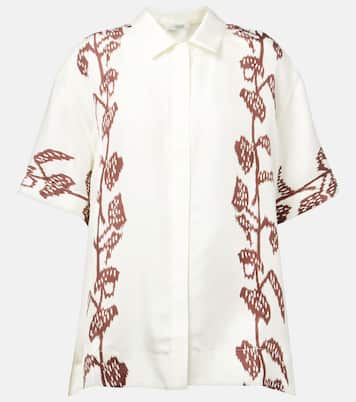 Camicia Montauk in twill di seta | Asceno