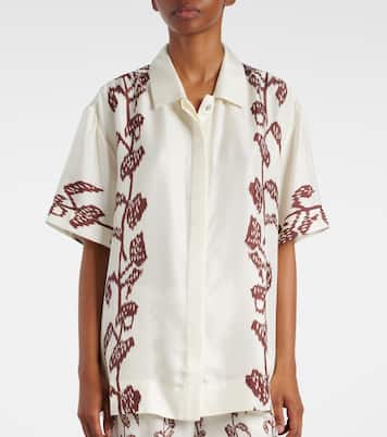 Camicia Montauk in twill di seta | Asceno