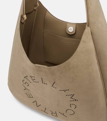 Sac en daim synthétique à logo | Stella McCartney