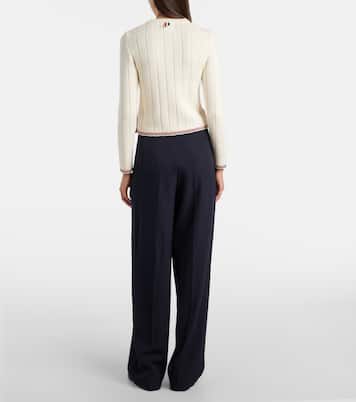 Pullover in lana vergine a trecce | Thom Browne
