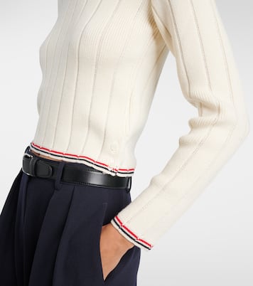 Pullover in lana vergine a trecce | Thom Browne