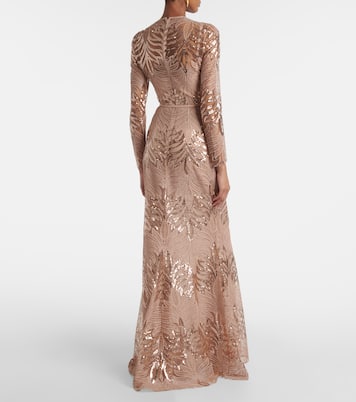 Embroidered sequined tulle gown | Elie Saab