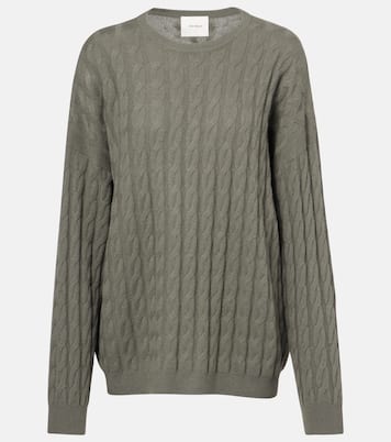Pullover in cashmere a trecce | Lisa Yang