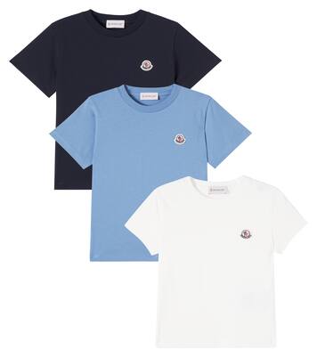棉质T恤三件套 | Moncler Enfant