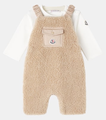 Set de peto y camiseta de forro polar | Moncler Enfant