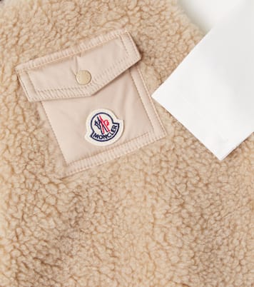 Set de peto y camiseta de forro polar | Moncler Enfant