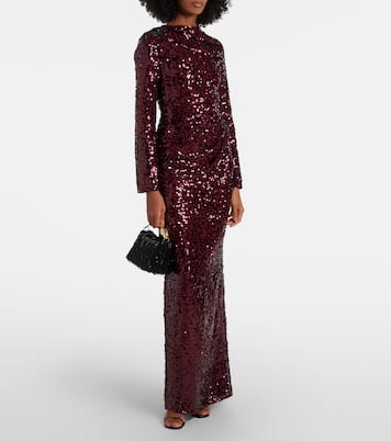 Draped sequined gown | Erdem