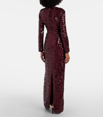 Draped sequined gown | Erdem