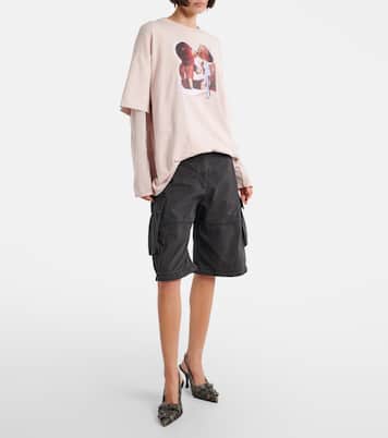 Cotton barrel-leg cargo pants | Acne Studios
