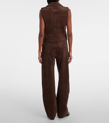 Gilet en velours côtelé de coton | Ganni