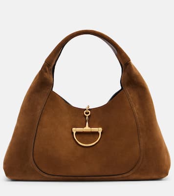 Sac Gucci Softbit Maxi en daim | Gucci