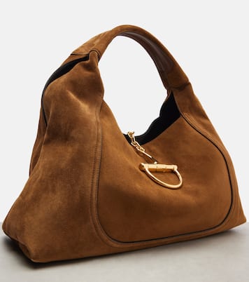 Sac Gucci Softbit Maxi en daim | Gucci