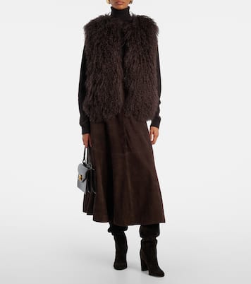 Shearling vest | Yves Salomon