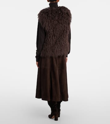 Shearling vest | Yves Salomon
