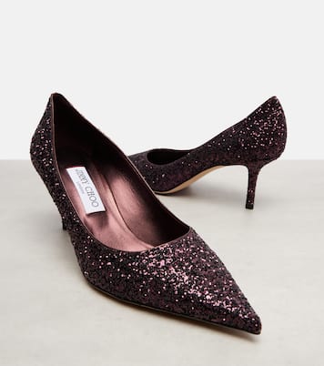 Love 65 glitter pumps | Jimmy Choo