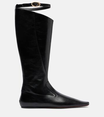 Stiefel Twisted aus Leder | Tory Burch