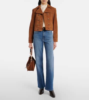 Cassidy cropped suede jacket | Nili Lotan