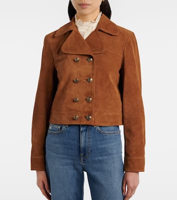 Cassidy cropped suede jacket | Nili Lotan
