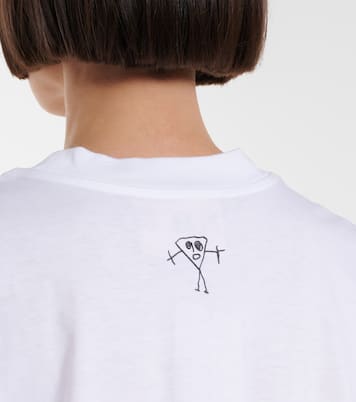 T-shirt in jersey di cotone con stampa | Plan C