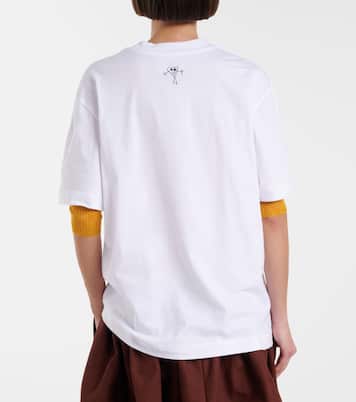 T-shirt in jersey di cotone con stampa | Plan C