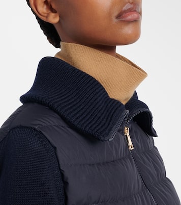 Paneled quilted down jacket | Moncler
