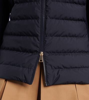 Paneled quilted down jacket | Moncler