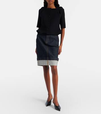 Bella 55 leather slingback pumps | Khaite