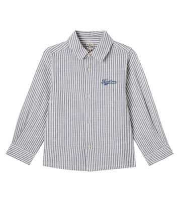 Nathan striped cotton and linen shirt | Bonton