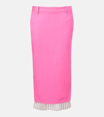 Virgin wool pencil skirt | The Attico