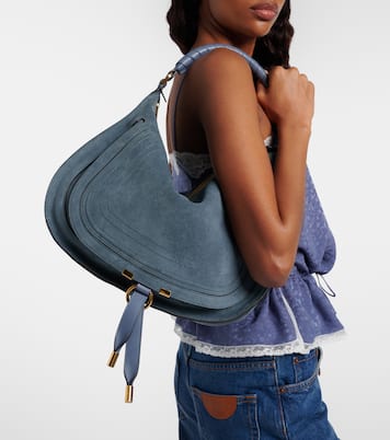 Bolso al hombro Marcie Medium de ante | Chloé