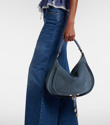 Bolso al hombro Marcie Medium de ante | Chloé