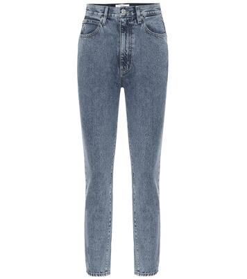 Beatnik high-rise slim ankle jeans | SLVRLAKE