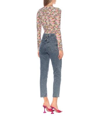 Beatnik high-rise slim ankle jeans | SLVRLAKE
