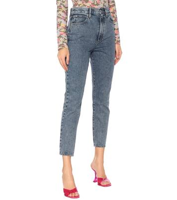 Beatnik high-rise slim ankle jeans | SLVRLAKE
