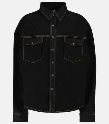 Denim overshirt | Wardrobe.NYC