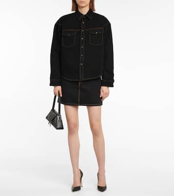 Denim overshirt | Wardrobe.NYC