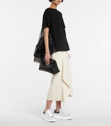 Sneakers Oversized in pelle con cristalli | McQueen
