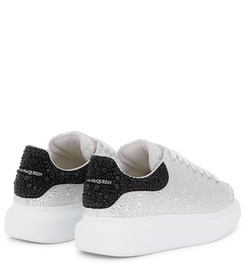 Sneakers Oversized in pelle con cristalli | McQueen