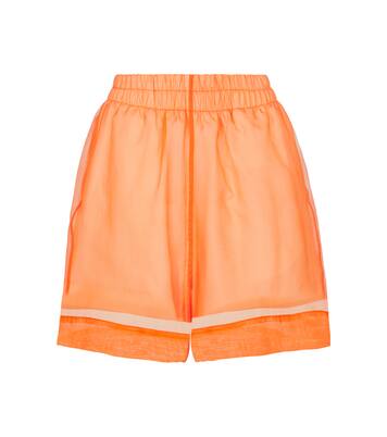 Shorts in organza di seta e cotone | Dries Van Noten