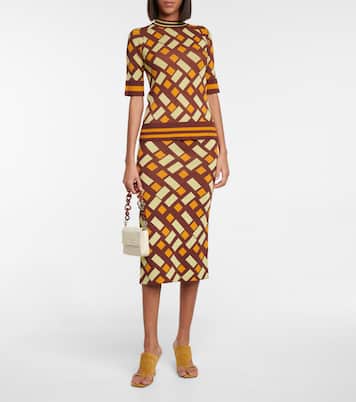 Jupe crayon en jacquard | Dodo Bar Or