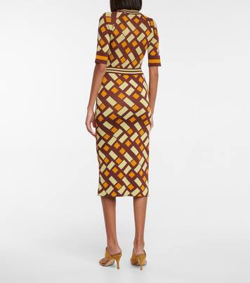 Jupe crayon en jacquard | Dodo Bar Or