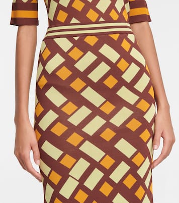 Jupe crayon en jacquard | Dodo Bar Or