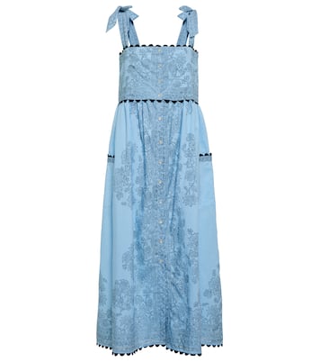 Bedrucktes Midikleid aus Baumwolle | Juliet Dunn