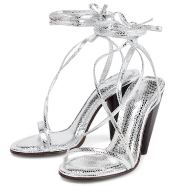 Aliza metallic leather sandals | Isabel Marant