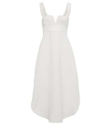 Piped asymmetric midi dress | Stella McCartney