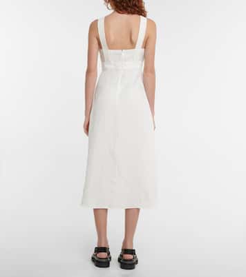 Piped asymmetric midi dress | Stella McCartney