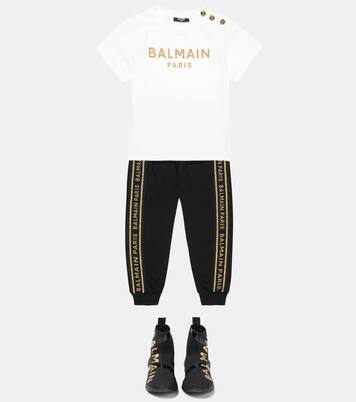 Stivali a calzino con logo | Balmain Kids